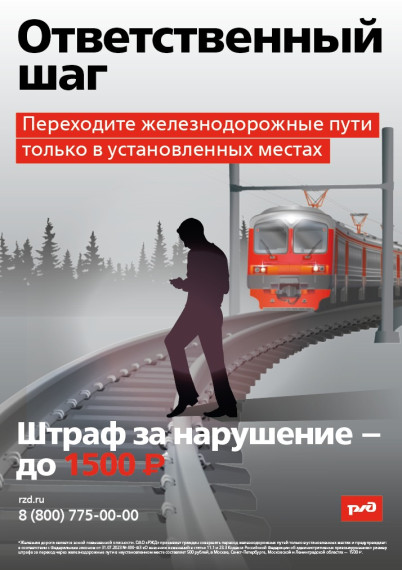 Правила безопасности на железнодорожных путях.